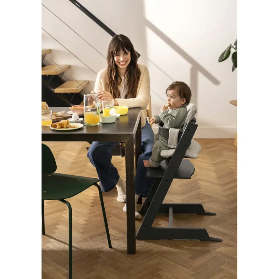 Stokke Tripp Trapp Bundle black inkl. Baby Set2 + Tray