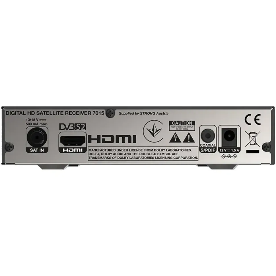 Strong SRT 7015 DVB-S2 Digitaler HD Satelliten Reciever