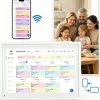 tabwee P10 10,1 Zoll Digitaler Kalender und Desktop Bilderrahmen mit Touchscreen, WLAN, 1280x800, 16:10, Multi-Device-Sync und Sharing, - Weiß