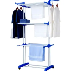 TALK-POINT Turm-Wäscheständer 18 m blau