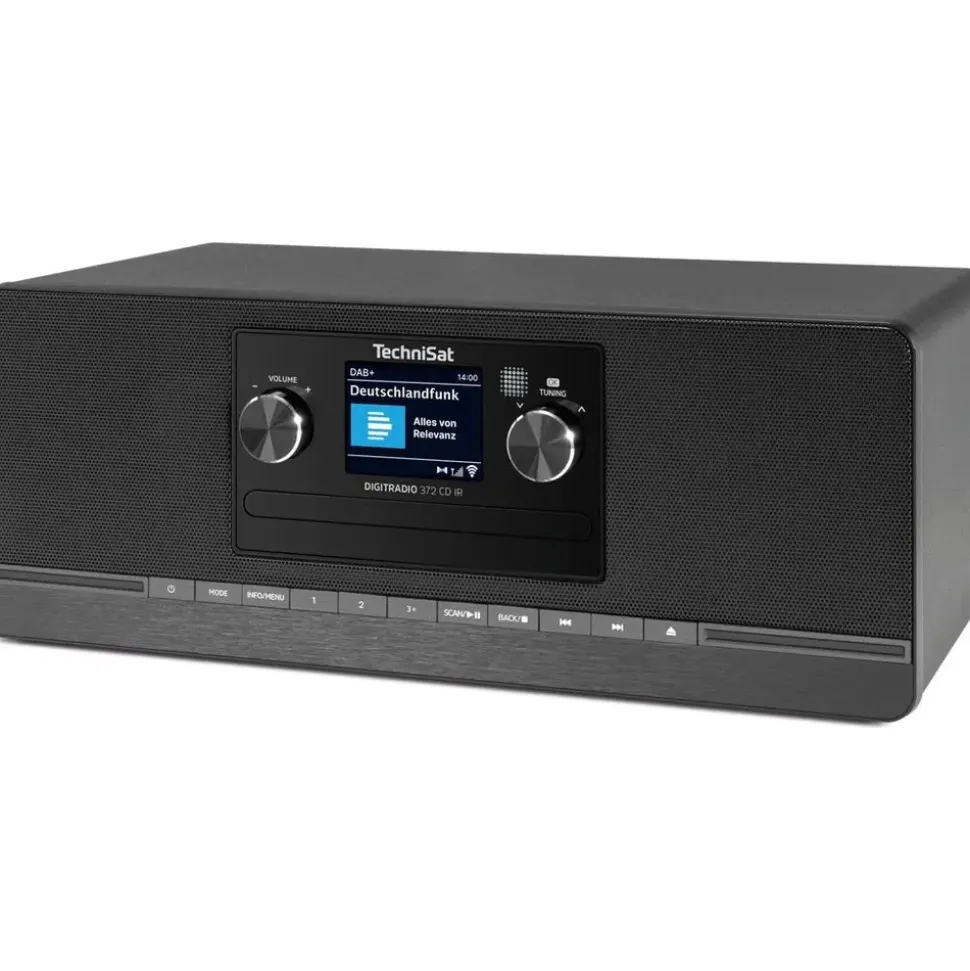 TechniSat DIGITRADIO 372 CD IR – Stereo Internetradio mit DAB+, UKW