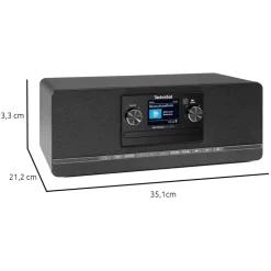 TechniSat DIGITRADIO 372 CD IR – Stereo Internetradio mit DAB+, UKW