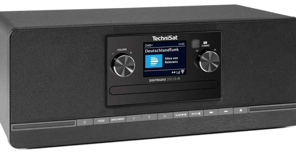 TechniSat DIGITRADIO 372 CD IR – Stereo Internetradio mit DAB+, UKW