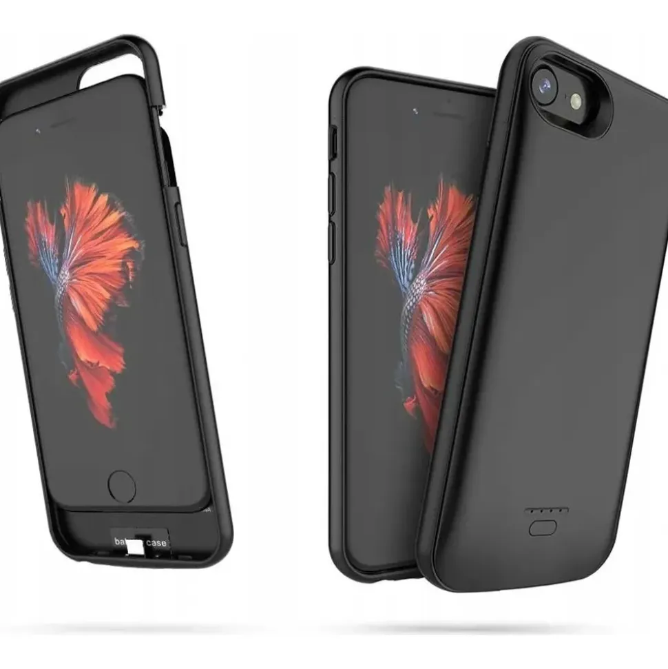 TECH-PROTECT TechProtect Battery Pack 4000MAH Tasche für iPhone 6 / 6S / 7 / 8 / Se 2020 / 2022 Schwarz