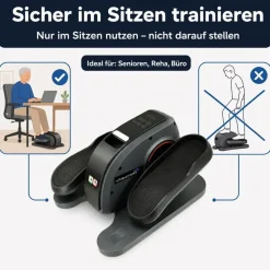 @tec Motorisierter Ellipsentrainer Schwarz