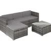Tectake Lignano Rattan Lounge