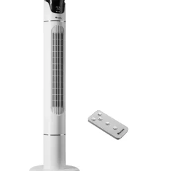 Tectake Turmventilator 110 cm Weiß