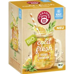 Teekanne cold & fresh Orange-Rosmarin Bio-Tee 15 Portionen