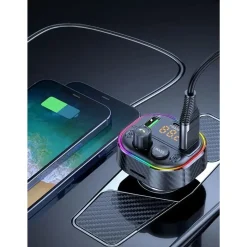 Telestar FM-T1 – FM-Transmitter mit microSD & Bluetooth – Schwarz