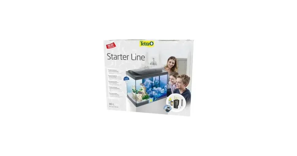 Tetra Starter Line 80 l Komplett-Set Schwarz