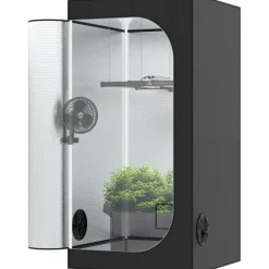 The Hookah Growzelt 80 x 80 x 160 cm Schwarz
