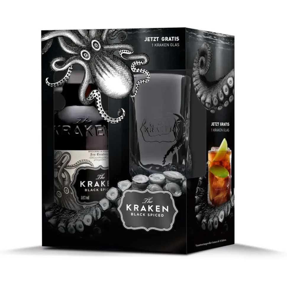 The Kraken Black Spiced 40% vol 0,7 l