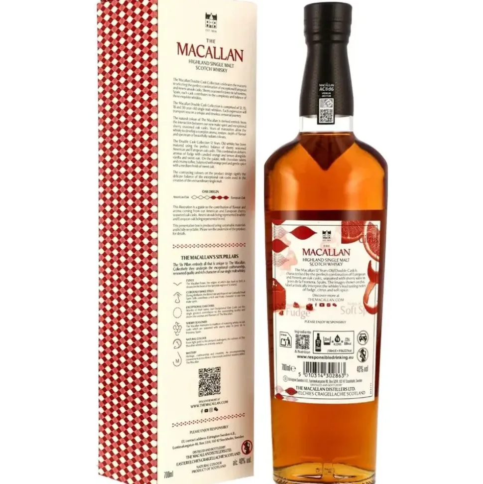 The Macallan 12 Years Old Double Cask Highland Single Malt Scotch 40% vol 0,7 l Geschenkbox