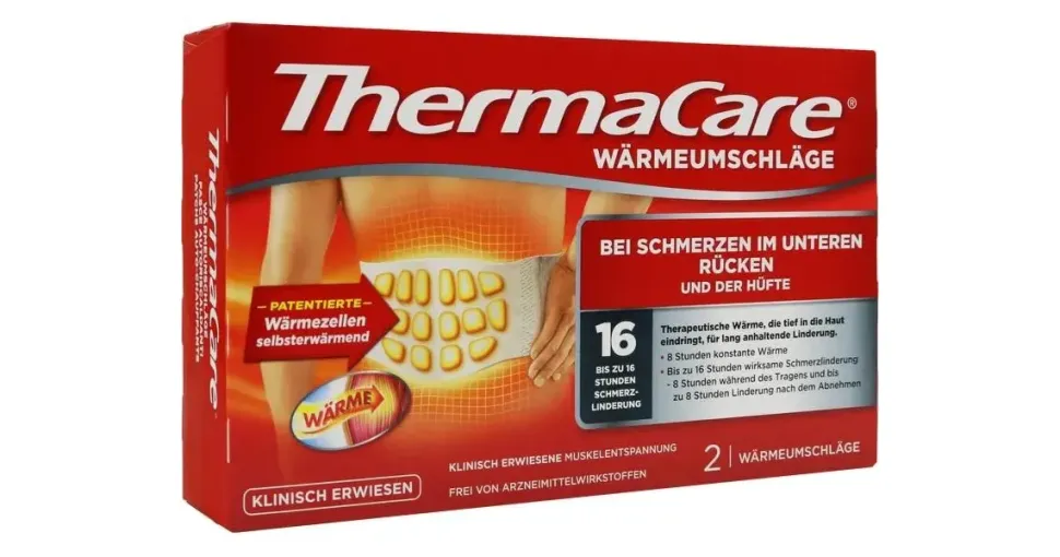 ThermaCare Wärmeumschläge bei Rückenschmerzen