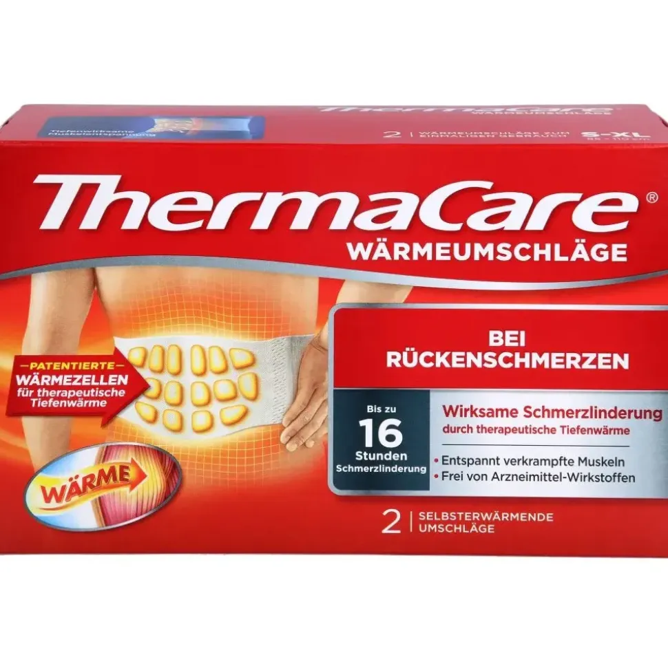 ThermaCare Wärmeumschläge bei Rückenschmerzen