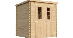 TIMBELA Gartenhaus M309C 2,04 x 2,04 m Beige