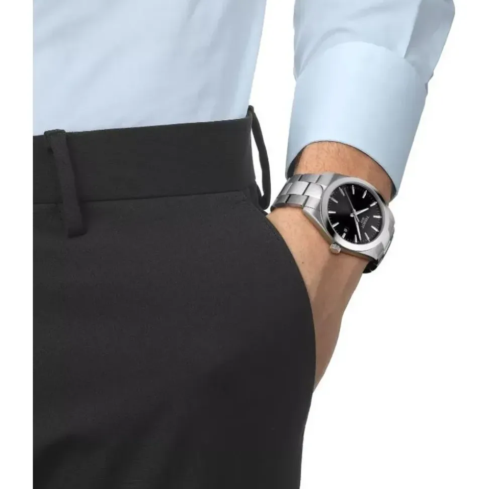 TISSOT Gentleman Edelstahl 40 mm T127.410.11.051.00