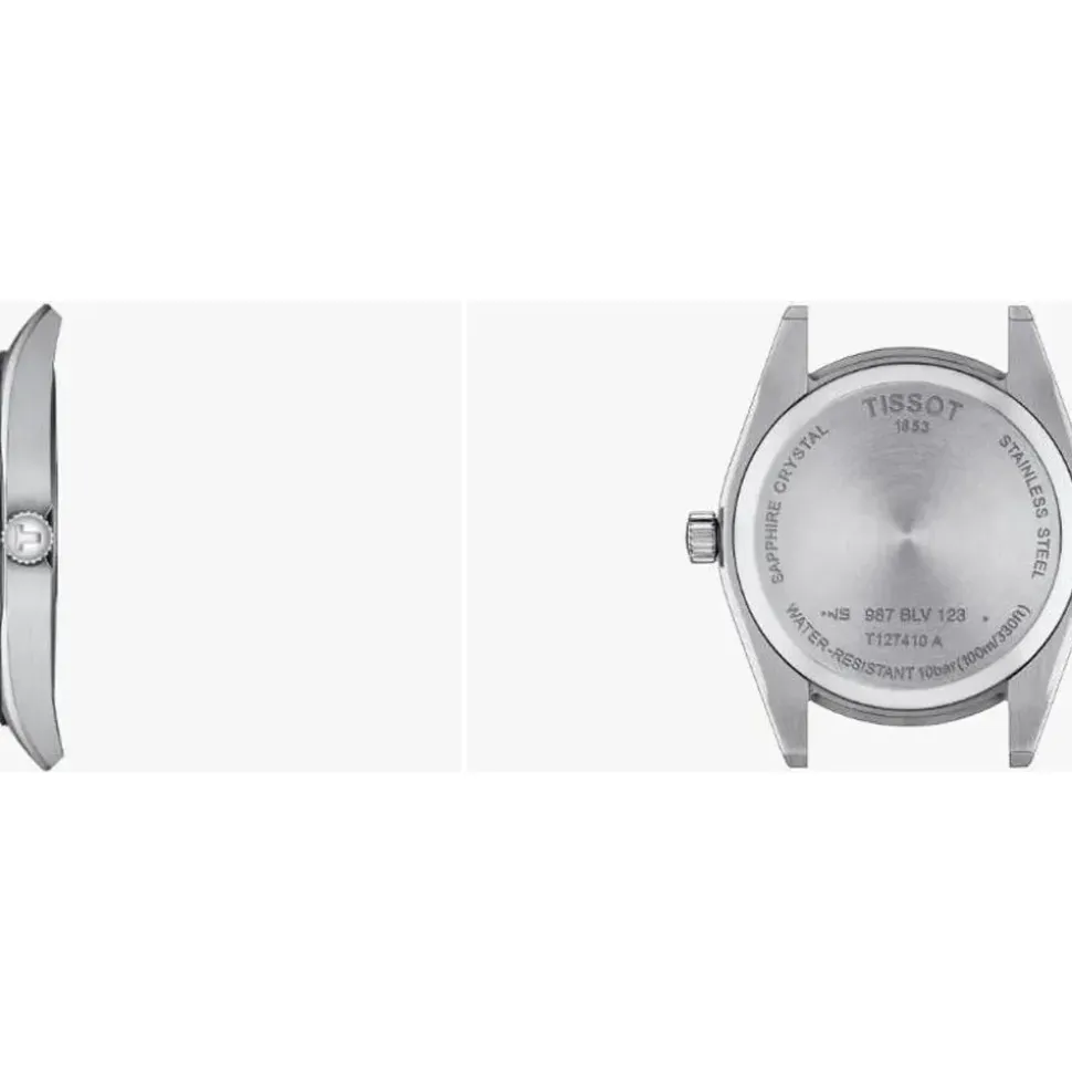 TISSOT Gentleman Edelstahl 40 mm T127.410.11.041.00