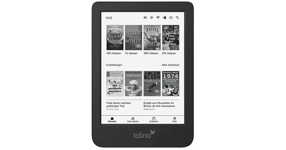Tolino shine 5 16GB schwarz