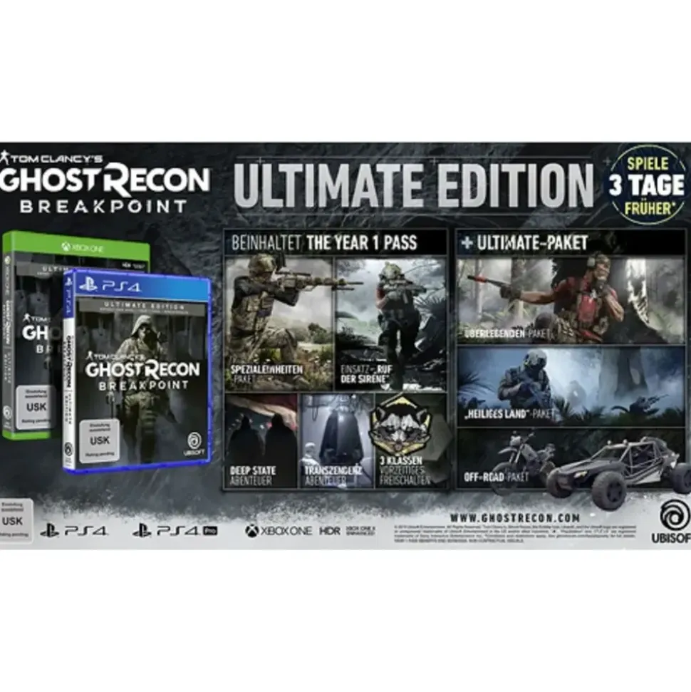 Tom Clancy's: Ghost Recon Breakpoint - Ultimate Edition (USK) (PS4)