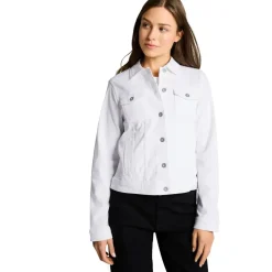 Tom Tailor Damen 1050531 Jeansjacke, 40488-Bright White, M - M
