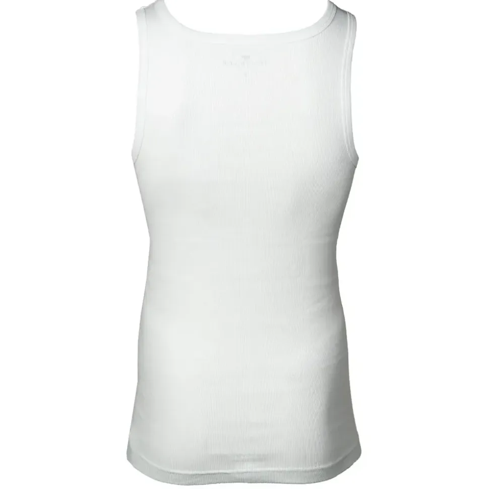 Tom Tailor Herren Tanktops mit Rippstruktur im 2er-Pack, weiß, Uni, Gr. XL/7