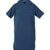 Tom Tailor Junior Surf Poncho, 140-158cm, 100% Baumwolle/Frottier, UNI Blau (Dark Navy)