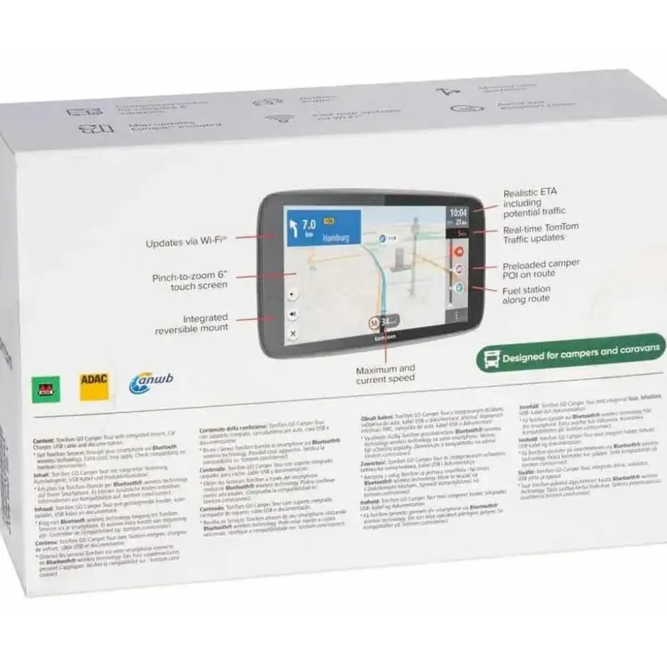 TomTom GO Camper Tour 2. Generation 6 Zoll Navigationsgerät