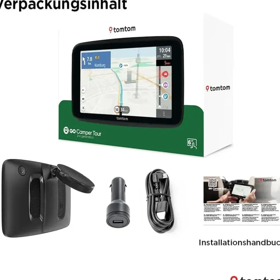 TomTom GO Camper Tour 2. Generation 6 Zoll Navigationsgerät