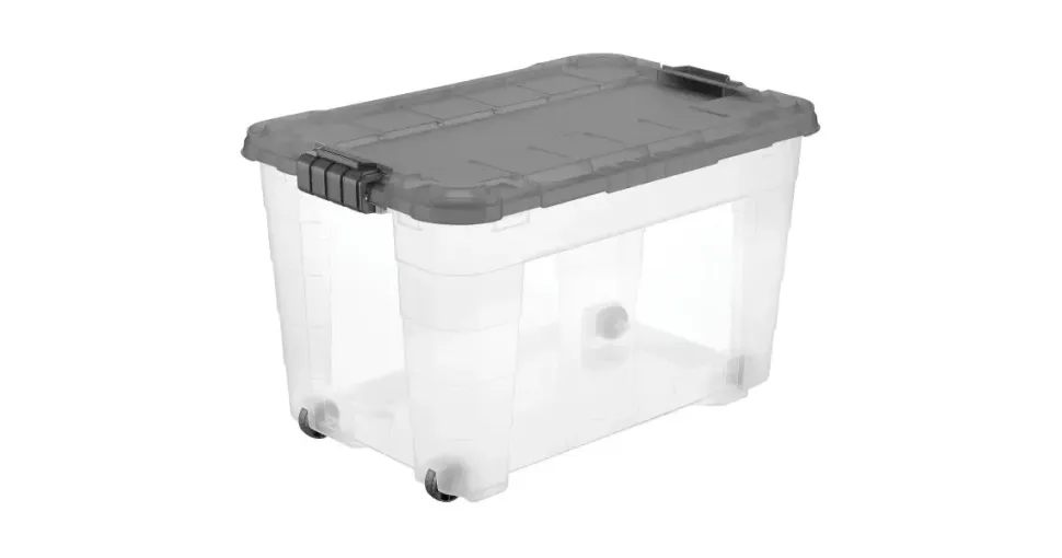 TONTARELLI Aufbewahrungsbox 60 L 1-tlg. transparent