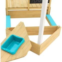 TP Toys Holzsandkasten Schiff Ahoy mit Dach blau