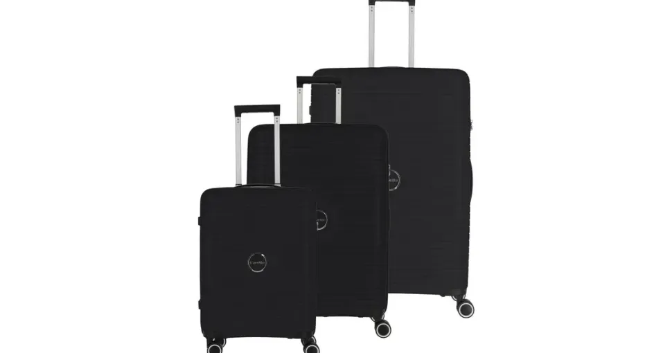 Travelite Orbita Koffer-Set 3-tlg. schwarz