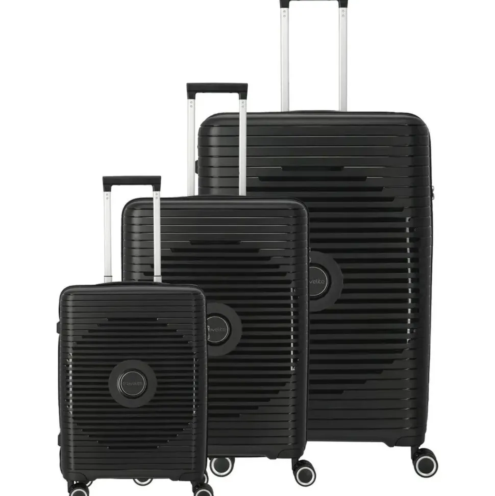 Travelite Orbita Koffer-Set 3-tlg. schwarz