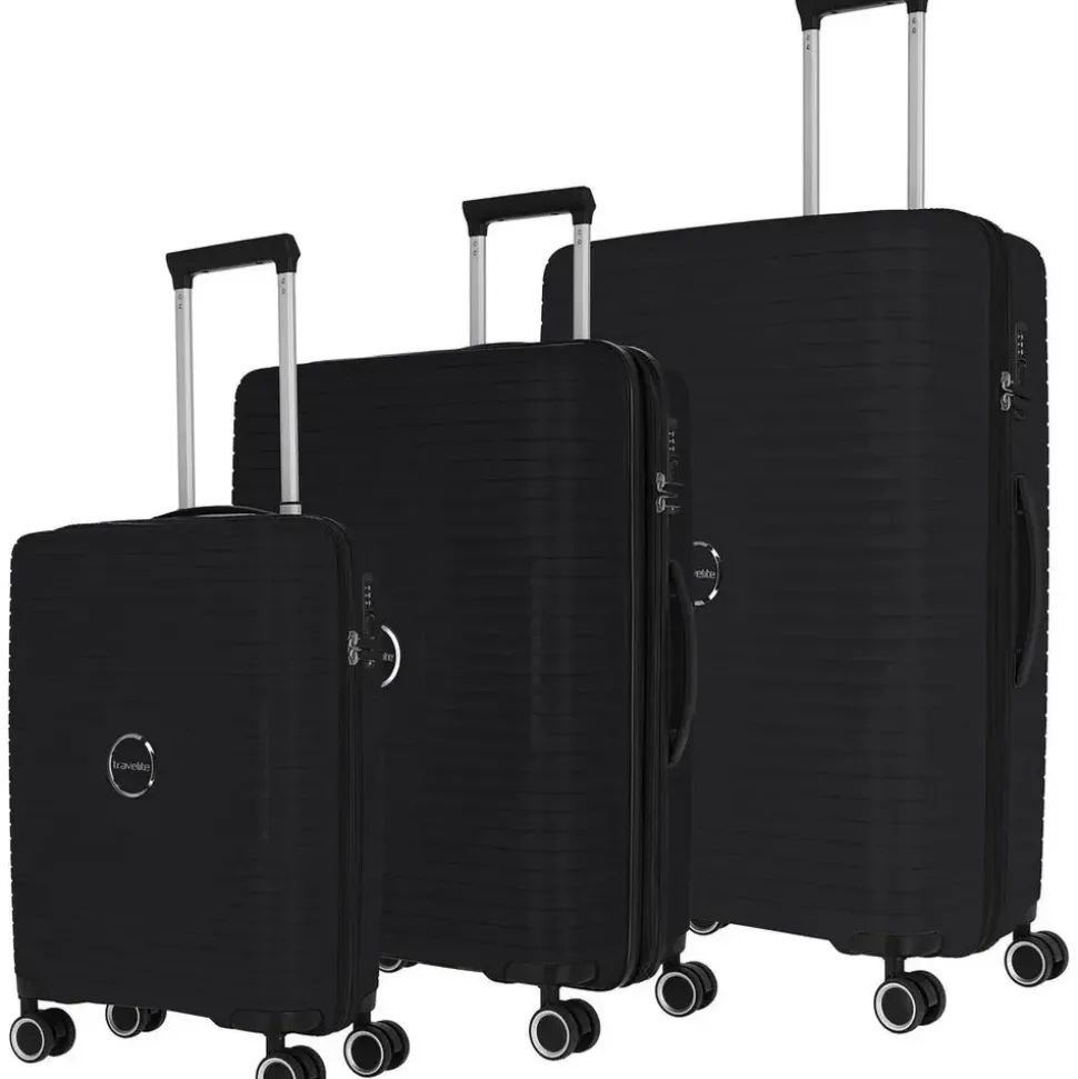 Travelite Orbita Koffer-Set 3-tlg. schwarz