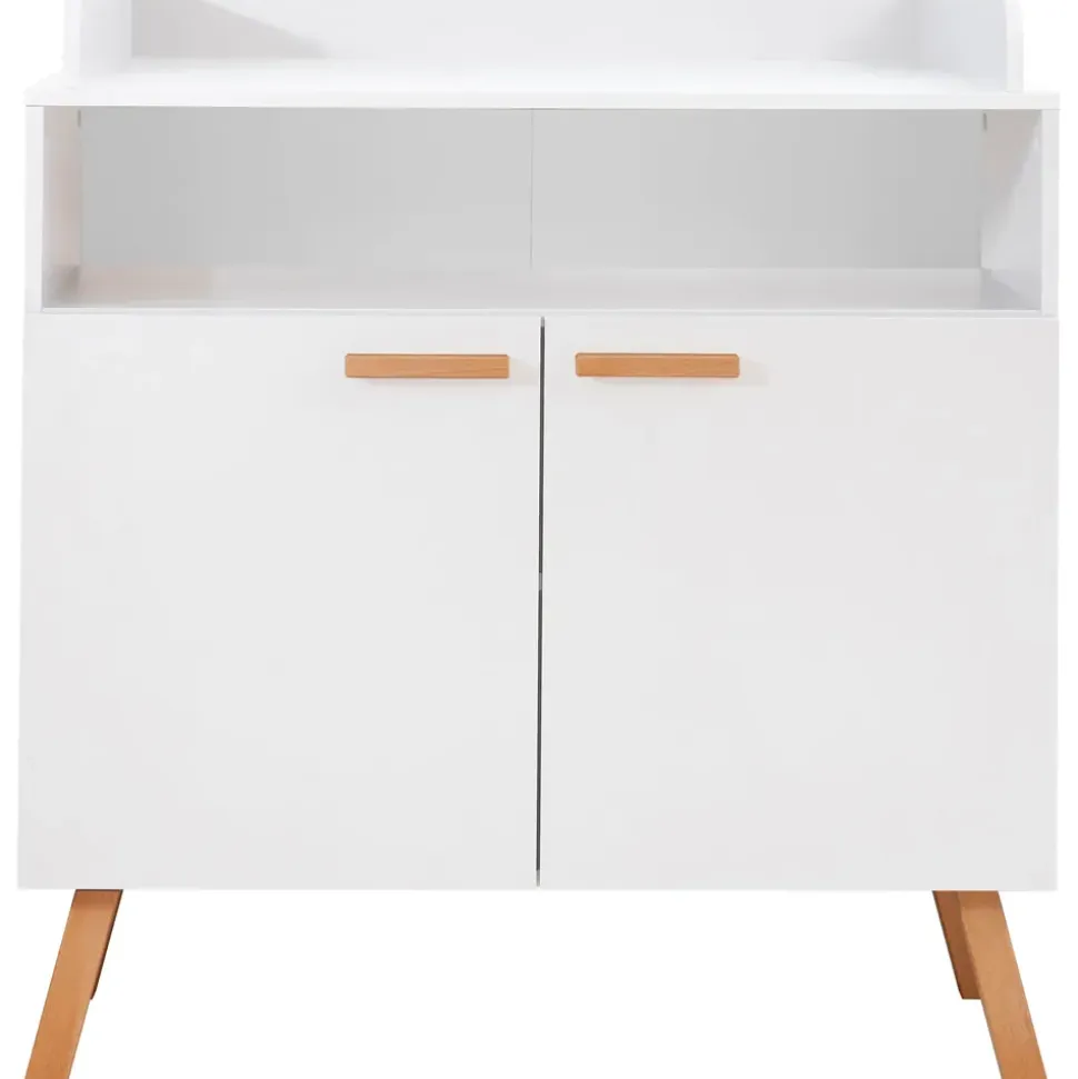 trendteam Babymöbel-Set, Mats, (2-tlg), neutrales Design weiß