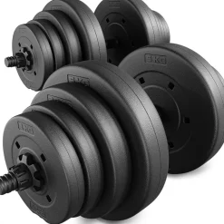 trex sport Kurzhanteln Set 2er Set 40 kg schwarz