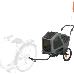 Trixie Hundeanhänger S grau/salbei