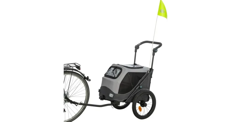 Trixie Hundeanhänger S grau/schwarz