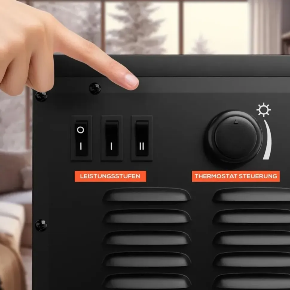 Tronitechnik Elektrokamin schwarz