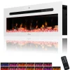 Tronitechnik Wandkamin Panorama Weiß