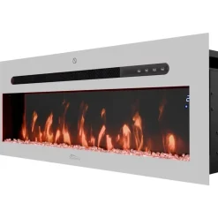 Tronitechnik Wandkamin Panorama Weiß