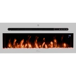 Tronitechnik Wandkamin Panorama Weiß
