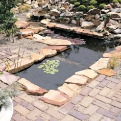 UBBINK GFK-Fertigteich Venus LT0 650, H 60 x 170/200 x 80 cm