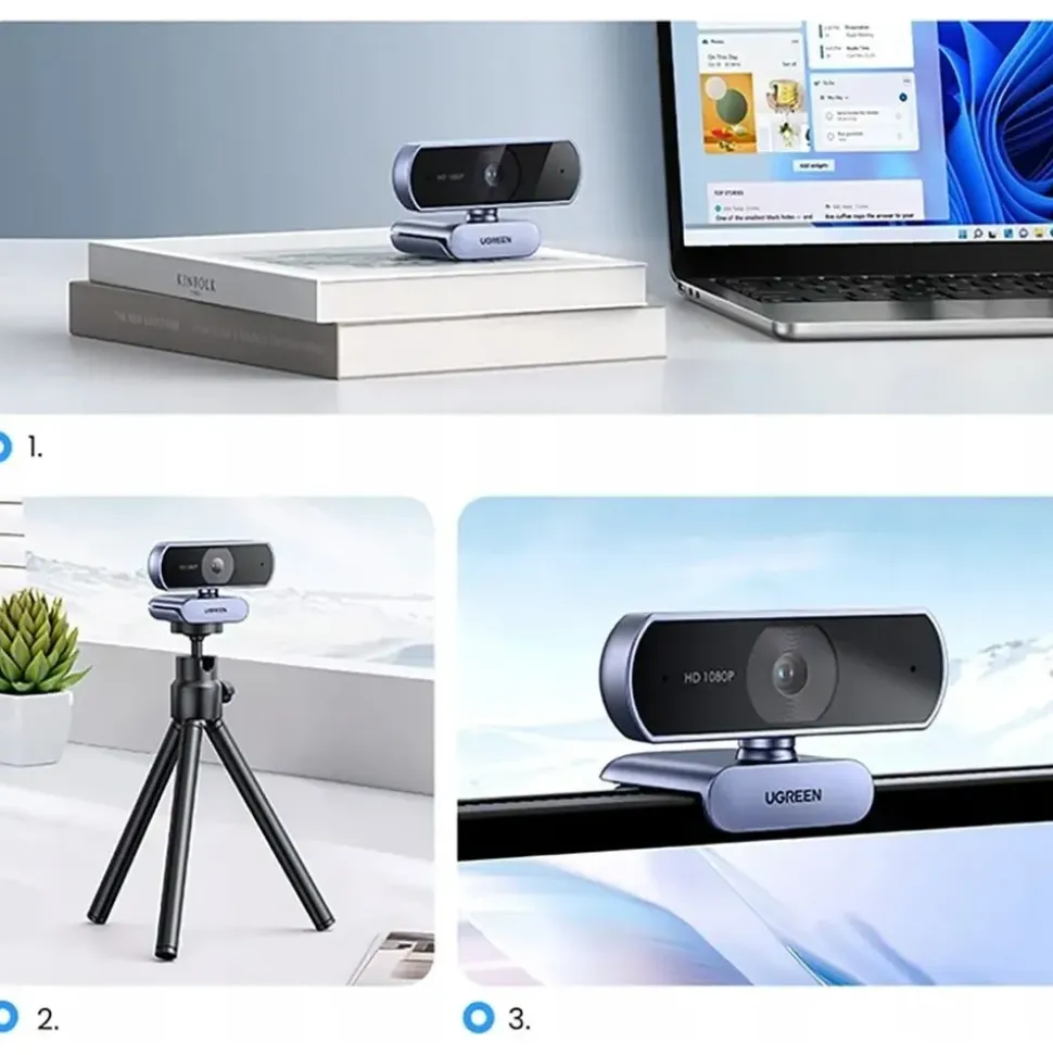 UGREEN FineCam Lite 1080P Grau