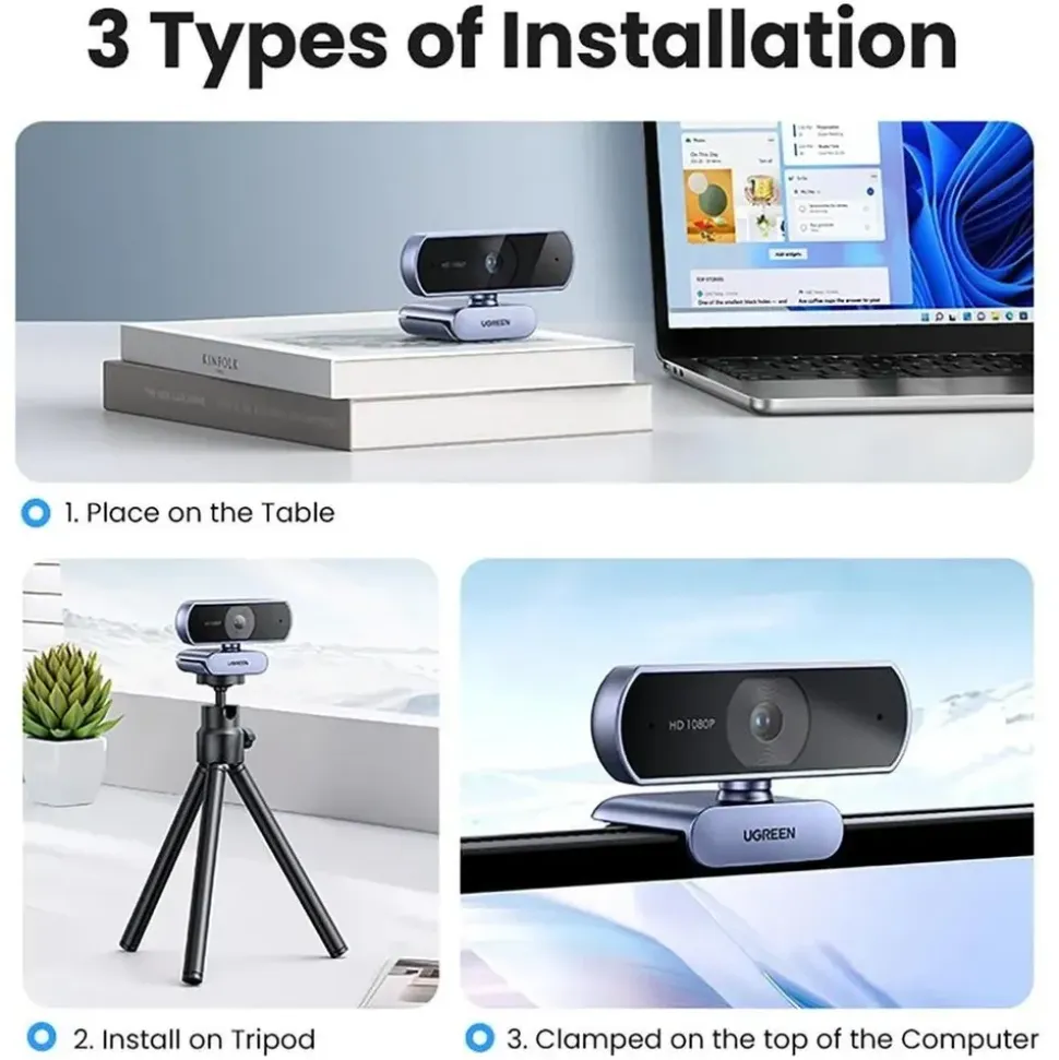 UGREEN FineCam Lite 1080P Grau