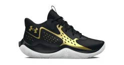 Under Armour Jet '23 Basketballschuhe Kinder 002 black/black/metallic gold 38