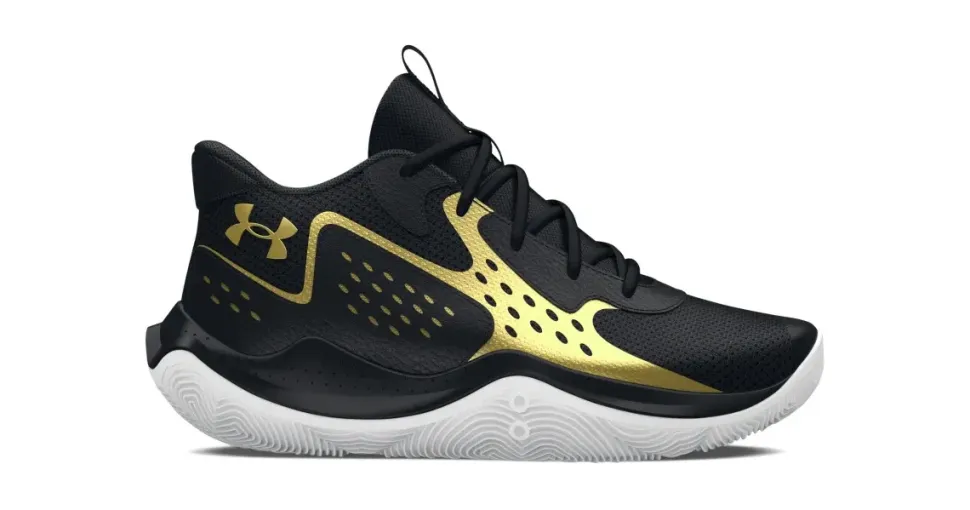Under Armour Jet '23 Basketballschuhe Kinder 002 black/black/metallic gold 38