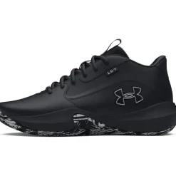 Under Armour Lockdown 7 Basketballschuhe 003 black/black/metallic silver 43