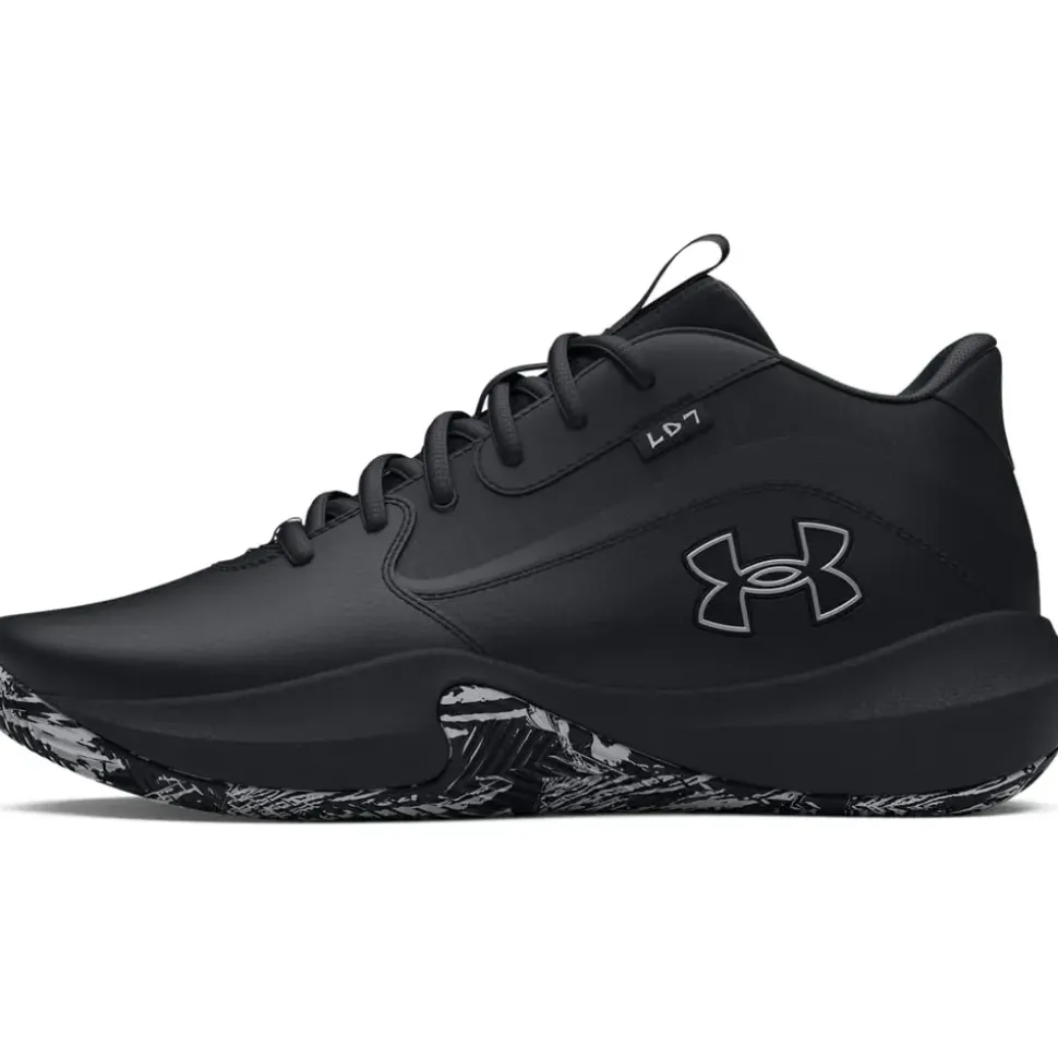 Under Armour Lockdown 7 Basketballschuhe 003 black/black/metallic silver 44.5