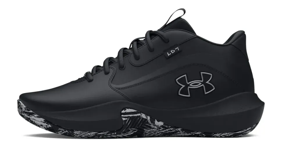 Under Armour Lockdown 7 Basketballschuhe 003 black/black/metallic silver 44.5